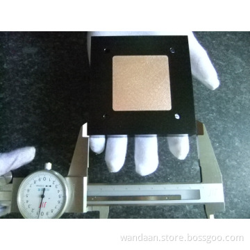 Black Anodized Heat Sink with Copper Coin for India